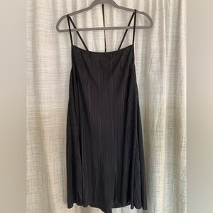 Weekday L Black Spaghetti Strap Shift Dress